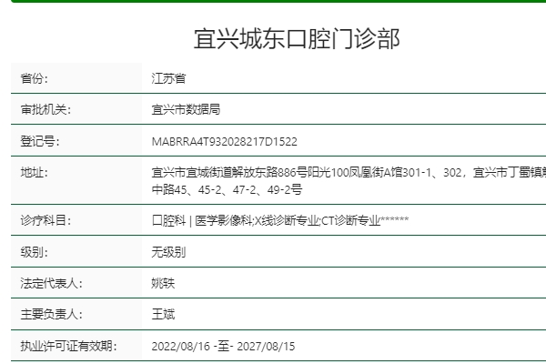宜興城東口腔門診部