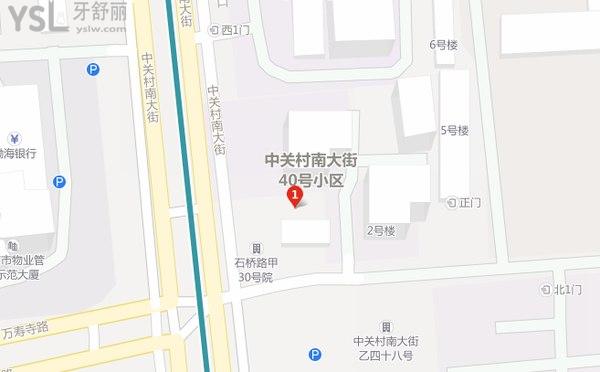 北京佳美口腔醫(yī)院地址圖示