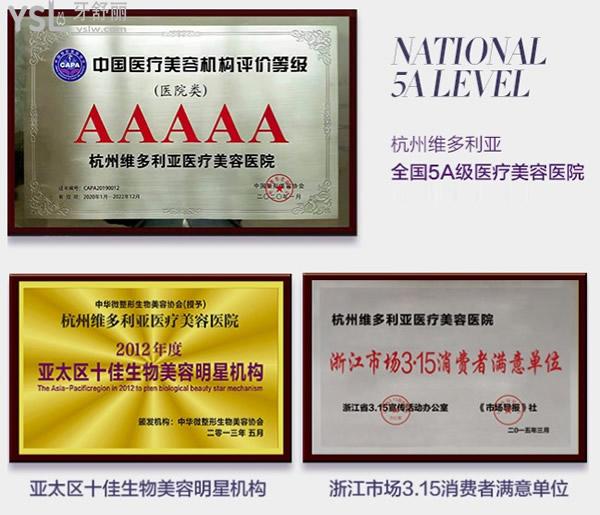 杭州維多利亞整形醫(yī)院榮譽(yù)