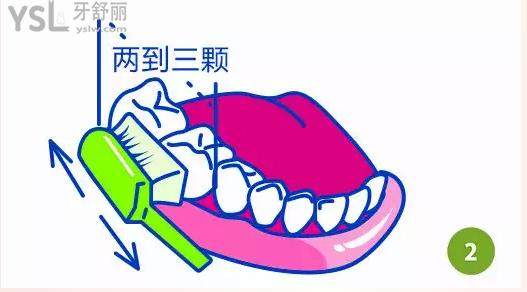 正確刷牙的八個步驟圖卡通高清2