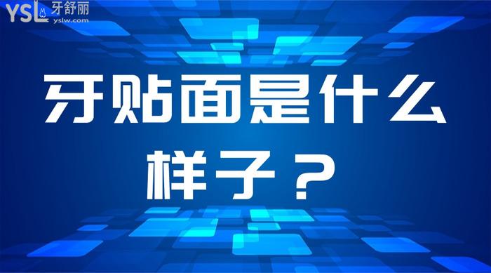 牙貼面是什么樣子