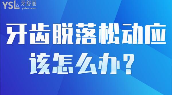 牙齒脫落松動應(yīng)該怎么辦？