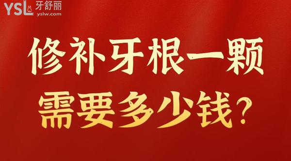 修補牙根一顆需要多少錢？