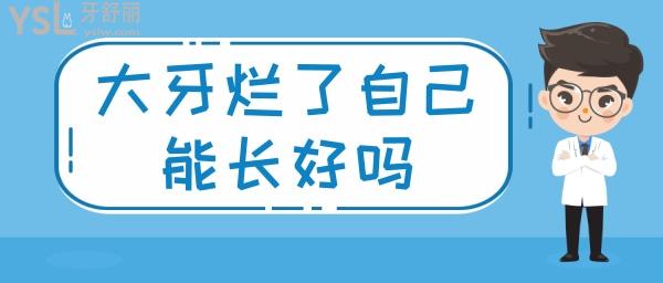 大牙爛了個(gè)大窟窿能自己長(zhǎng)起來(lái)嗎