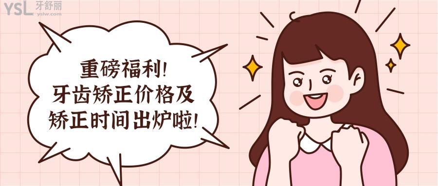 牙齒矯正多少錢要多久