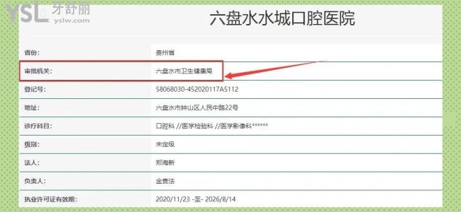 六盤水水城口腔資質