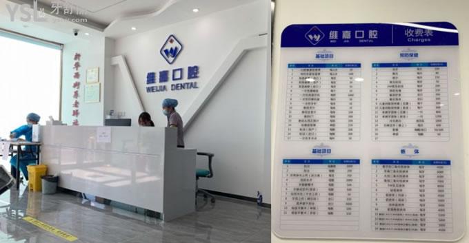 北京通州區(qū)維嘉口腔價(jià)格表