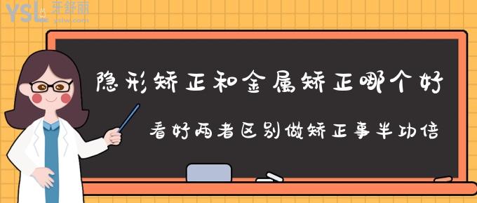 隱形矯正和金屬矯正哪個好？看好兩者區(qū)別做矯正事半功倍！