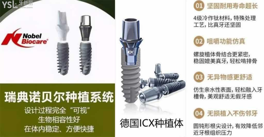 是德國(guó)icx還是瑞士iti還是瑞典諾貝爾種植牙好