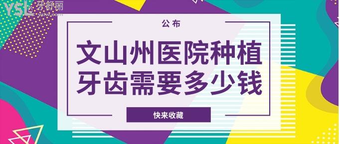 文山州醫(yī)院種植牙齒需要多少錢