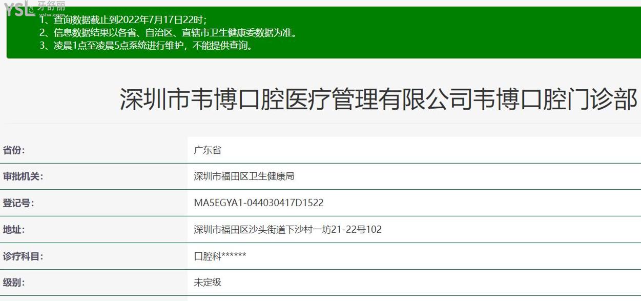 深圳韋博口腔正規(guī)靠譜嗎_地址_視頻_口碑好不好_收費(fèi)標(biāo)準(zhǔn)_能用社保嗎?(正規(guī)靠譜/深圳市福田區(qū)/口碑比較好/收費(fèi)中端/能用社保)
