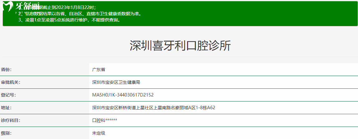 深圳喜牙利口腔診所