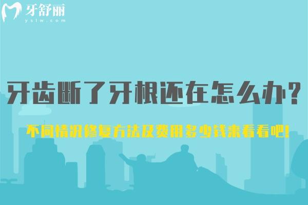 牙齒斷了牙根還在怎么辦?不同情況修復方法及費用多少錢來看看吧!
