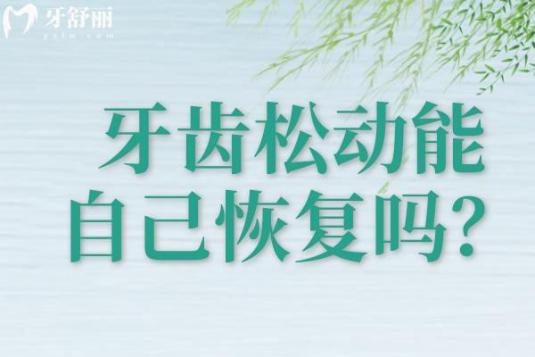 牙齒松動(dòng)能自己長(zhǎng)好嗎？