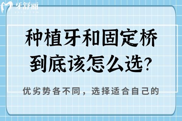 什么是種植牙？什么是固定橋？ 固定橋和種植牙后注意事項