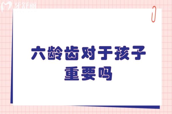 六齡齒對(duì)于孩子重要嗎