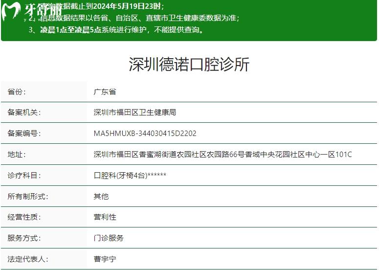 德諾口腔正規(guī)資質(zhì)