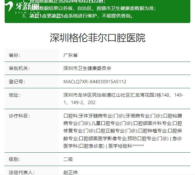深圳格倫菲爾口腔是正規(guī)醫(yī)院嗎