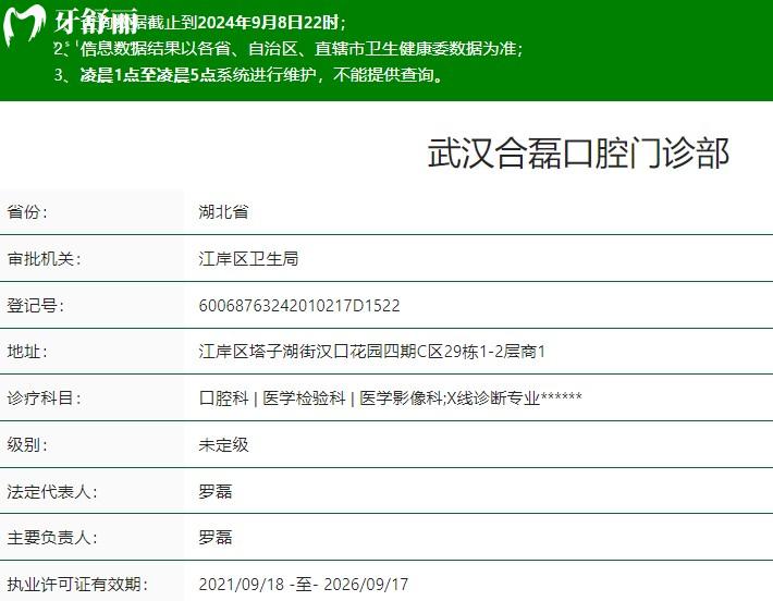 武漢合磊口腔門診部是正規(guī)醫(yī)院嗎