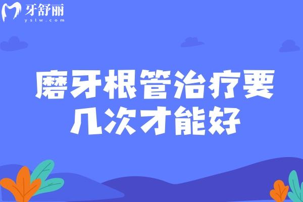 磨牙根管治療要幾次才能好