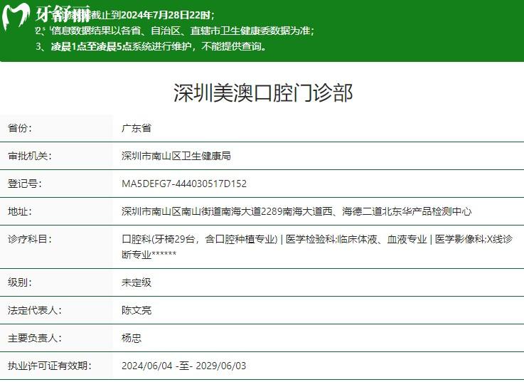 深圳美奧口腔是不是倒閉了