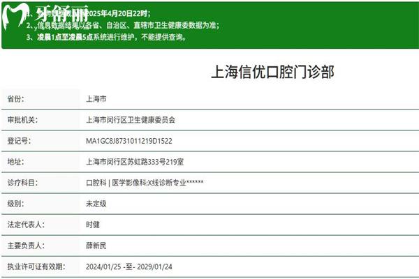 上海信優(yōu)口腔門診部