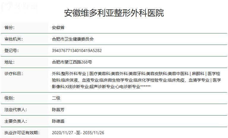 合肥維多利亞整形醫(yī)院是正規(guī)的嗎