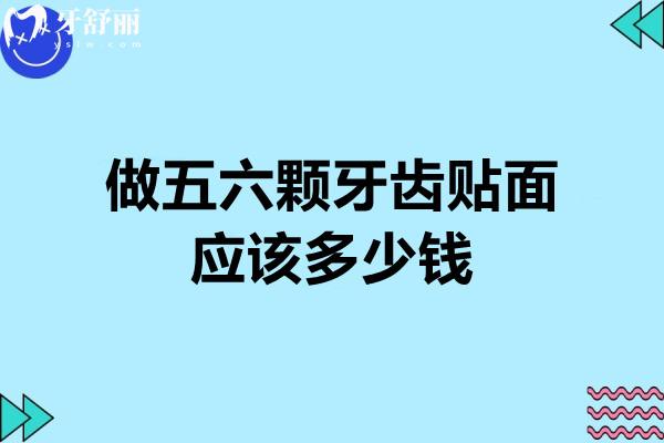 做五六顆牙齒貼面應(yīng)該多少錢？1萬-3萬看材料！樹脂/全瓷價格大公開