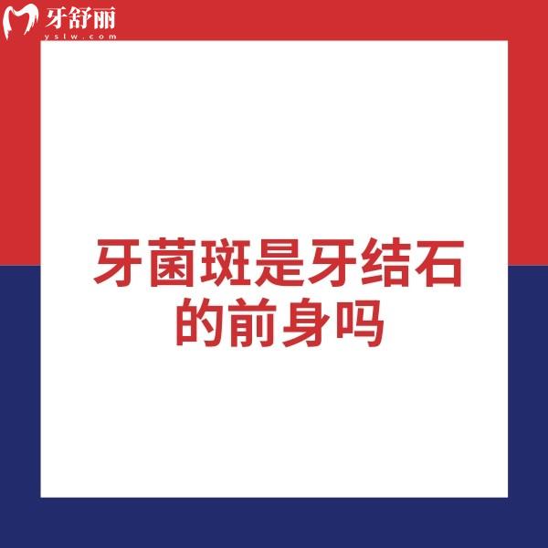 牙菌斑是牙結(jié)石的前身嗎?對(duì)牙齒有什么危害?