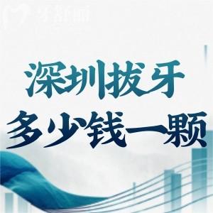 在深圳拔牙多少錢一顆?2025全新價(jià)格表顯示拔牙價(jià)格150-2500元左右不等看牙位