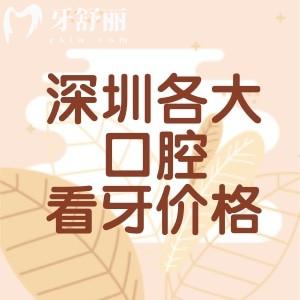深圳口腔醫(yī)院看牙多少錢？2025全深圳牙科收費(fèi)標(biāo)準(zhǔn)可知補(bǔ)牙/種植牙/矯正價格